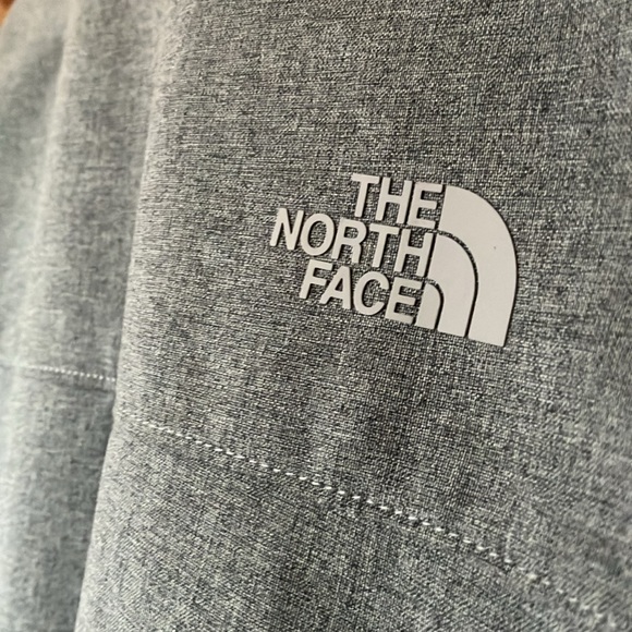 EUC North Face Women Apex Bionic 3 WindWall Soft Shell Jacket - Heather Gray L - Picture 7 of 10